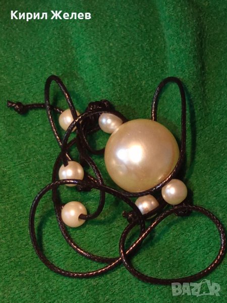 ХИПАРСКО ХЕНД-МЕЙД ГРЪНЧ СТИЛ КОЛИЕ 57241, снимка 1