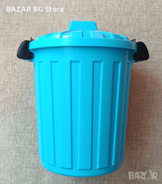 Кош с капак и заключващи механизми. Вместимост 7 литра. Нов., снимка 1