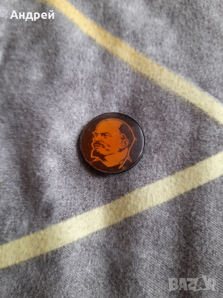 Стара значка Ленин #2, снимка 1