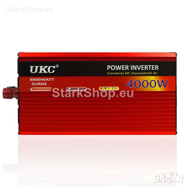 Инвертор 12V 220V 4000w UKC, снимка 1