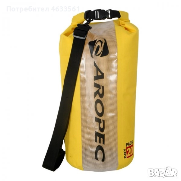 Херметична чанта Aropec 20L Dry Bag WG600-20L-YL , снимка 1
