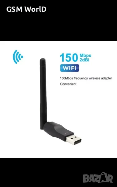 Безжична Wifi карта / Wireless WiFi adapter, снимка 1