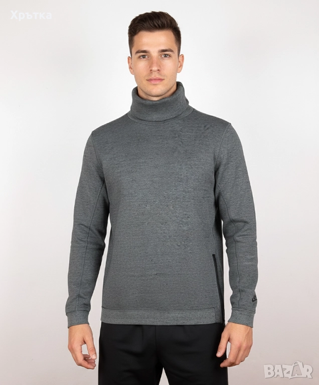 Nike Tech Fleece - Оригинална мъжка блуза с висока яка размер M, снимка 1