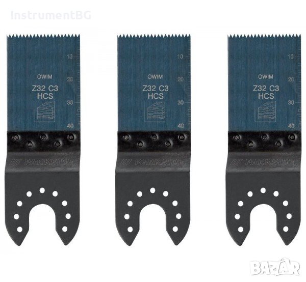 Комплект ножове , принадлежности за мултифункционален инструмент PARKSIDE® PMFWZA 2 A1, снимка 1