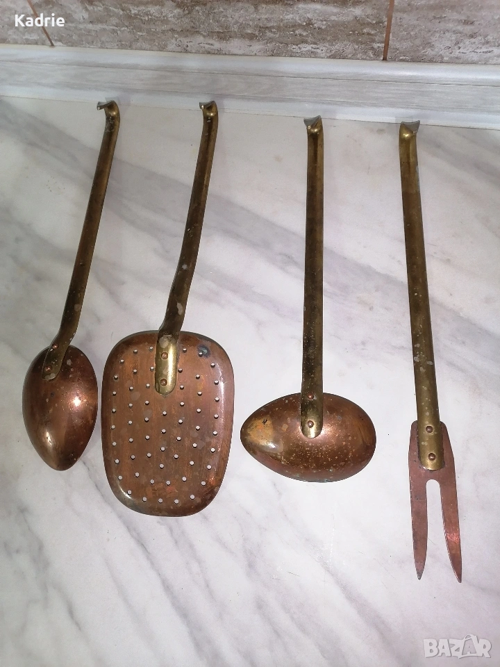 винтидж медни прибори , снимка 1