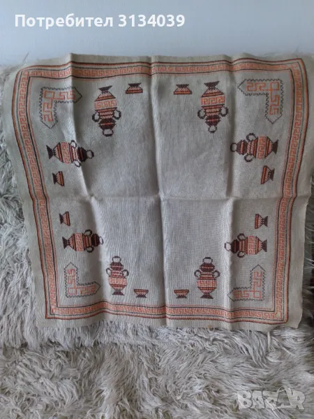 каре българска бродерия, снимка 1