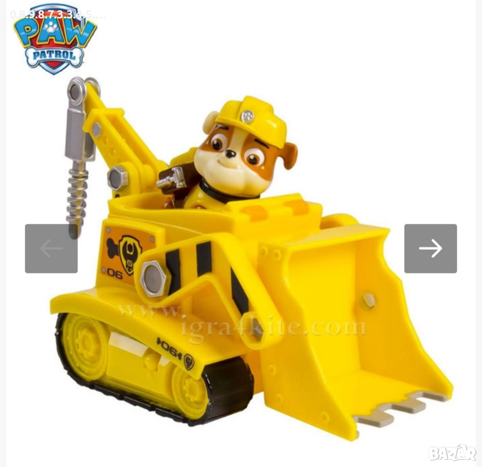 Paw Patrul Булдозерът на Ръбъл от Пес Патрул, снимка 1