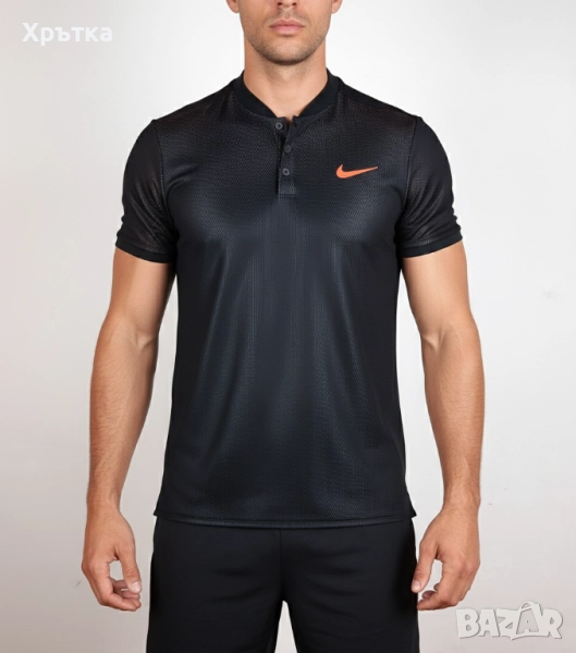 Nike Tennis Court Advantage - Оригинална мъжка тениска с яка р-р S, снимка 1