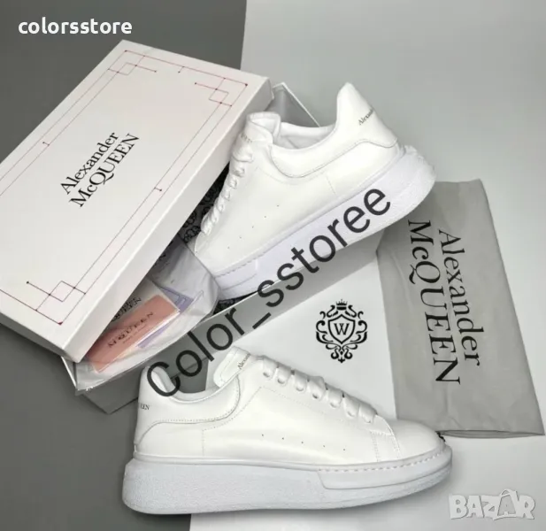 Бели кецове  Alexander McQueen-BR85u, снимка 1