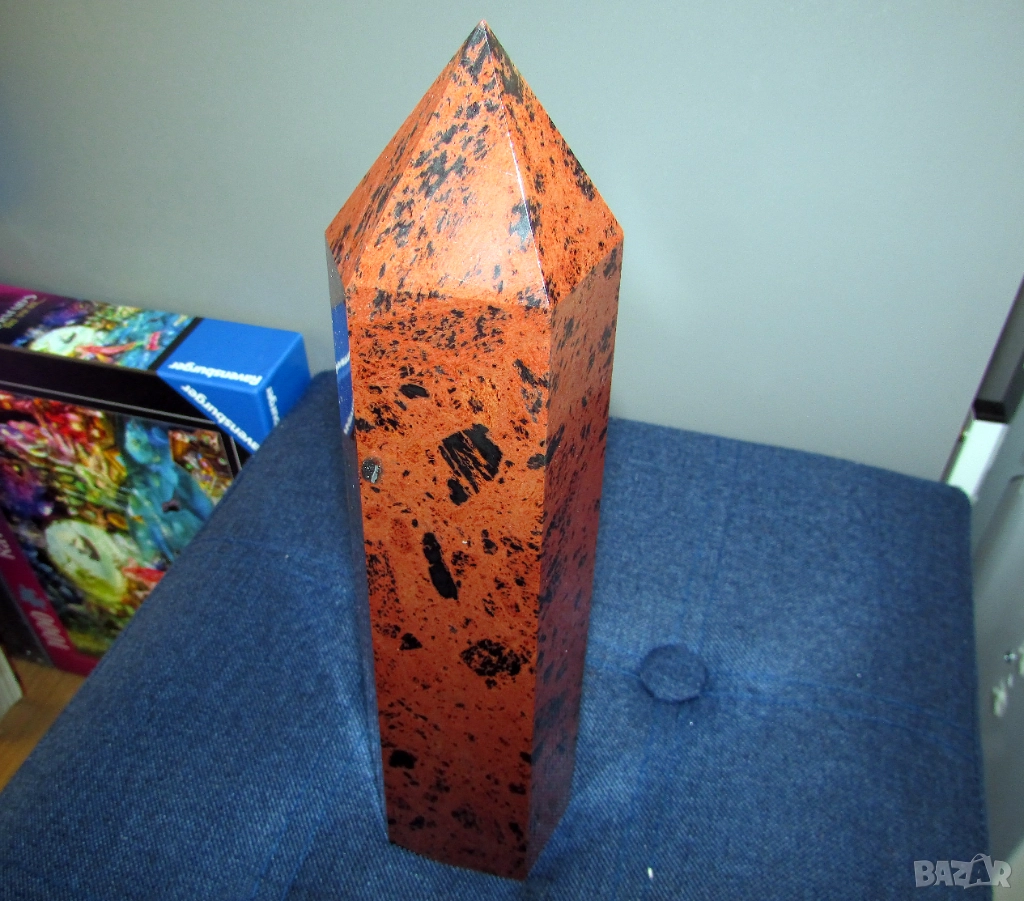 махагонов обсидиан, 1460гр., подходящ за подарък, йога, медитация , снимка 1