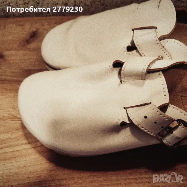 Мъжки чехли от естествена кожа Нови!, снимка 1