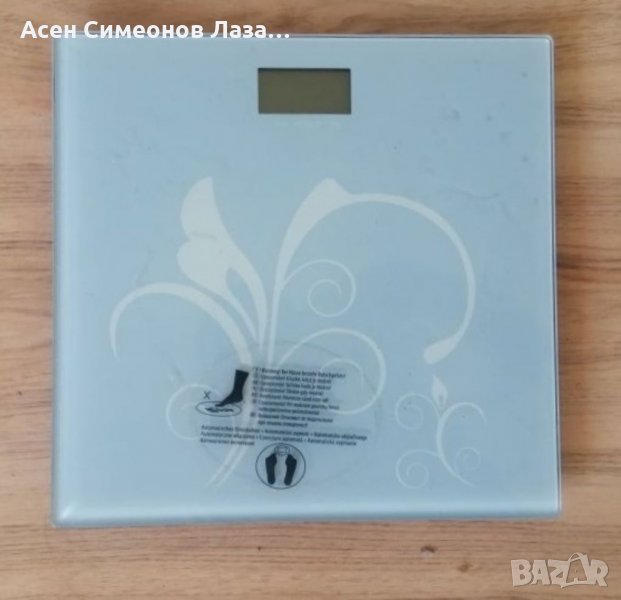 Дигитален цифров кантар за хора и багажи.   сензори за точно измерване на вашето тегло. Закалено стъ, снимка 1