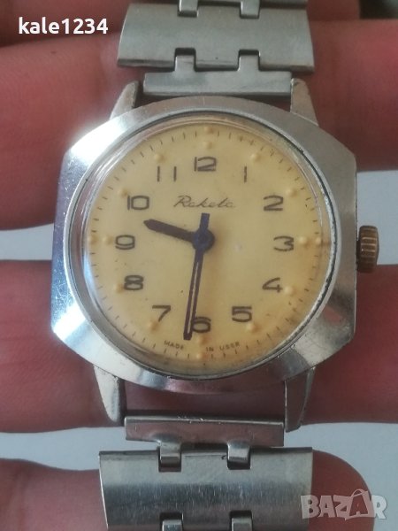 Часовник Ракета. За незрящи. Брайлов. Механичен. Мъжки. Raketa. Vintage watch. , снимка 1