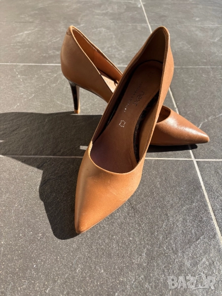 Next обувки на висок ток в цвят карамел, размер 36.5, снимка 1