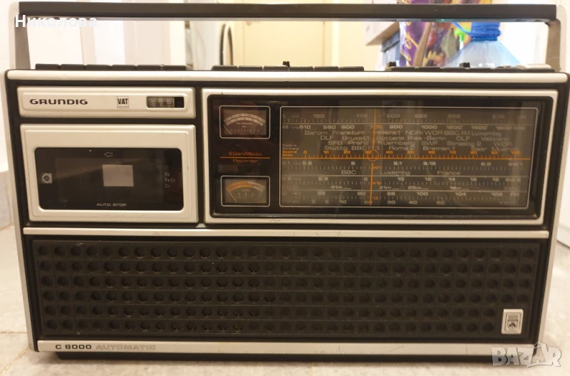 Продавам касетофон GRUNDIG C 6000, за части, снимка 1