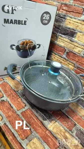 Тенджера с Гранитно покритие, снимка 1