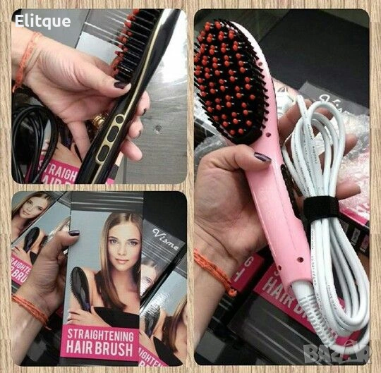 Четка за изправяне на коса Luxury 💎, снимка 1