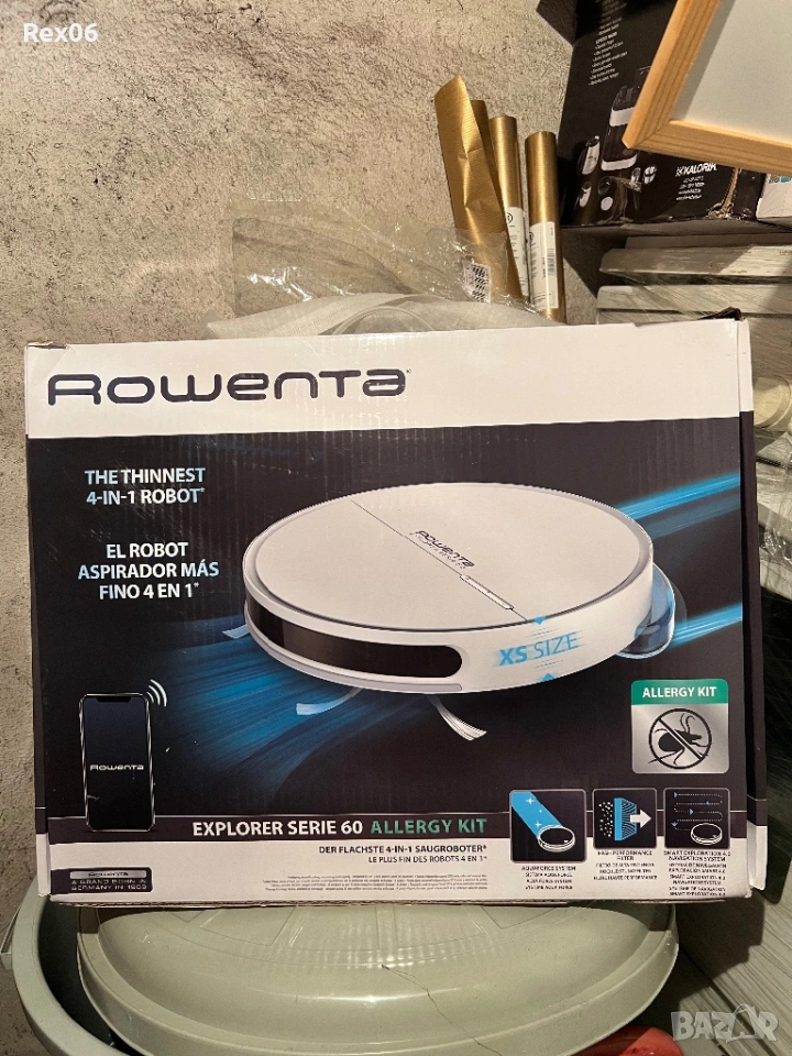 Прахосмукачка робот Rowenta serie 60 slim , снимка 1