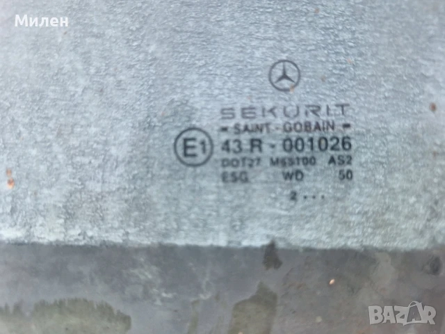 Странично Стъкло На Предна Лява Врата За Mercedes CLK A209 от 2001-2009 Година Мерцедес , снимка 4 - Части - 51018679