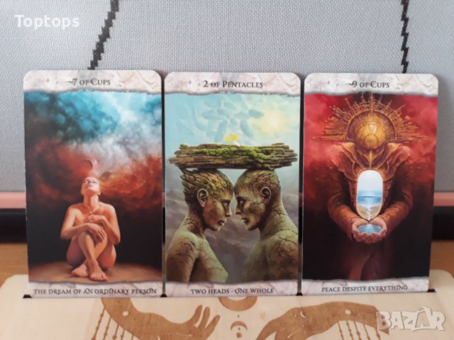 7x12cm таро 83 карти: Insight Tarot & Grail of Forgotten Tales Tarot, снимка 8 - Карти за игра - 42291729