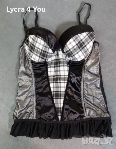 75/80В дамски корсет с черен сатен