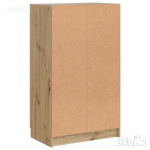 vidaXL Шкаф за обувки дъб артизан 59x35x100,5 см инженерна дървесина, снимка 7 - Скринове - 56148336