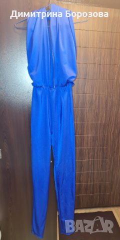 Син елегантен гащеризон, ликра, снимка 2 - Гащеризони - 41146535