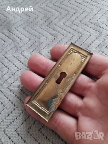 Стар обков за ключалка,брава #9, снимка 4 - Други ценни предмети - 44390288