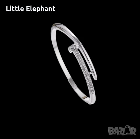 Pre order Гривна бранд с кристали,white innovation/нова