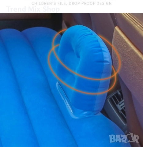 Удобен надуваем матрак (легло) за автомобил, снимка 2 - Аксесоари и консумативи - 51515869