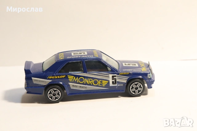 1/43 BBURAGO MERCEDES BENZ 190 E КОЛИЧКА КАМИОН МОДЕЛ, снимка 5 - Колекции - 53341861