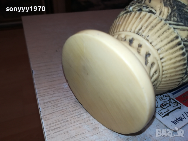 СТАРА ТЕЖКА ВАЗА ОТ ФРАНЦИЯ 1403241440, снимка 12 - Антикварни и старинни предмети - 44761828