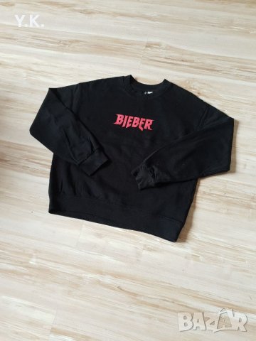 Оригинална мъжка блуза H&M x Bieber Purpose Tour, снимка 2 - Блузи - 35701064