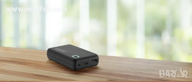 Външна батерия Cellularline ESSENCE 10000 mAh, Черна, снимка 2 - Външни батерии - 49400589