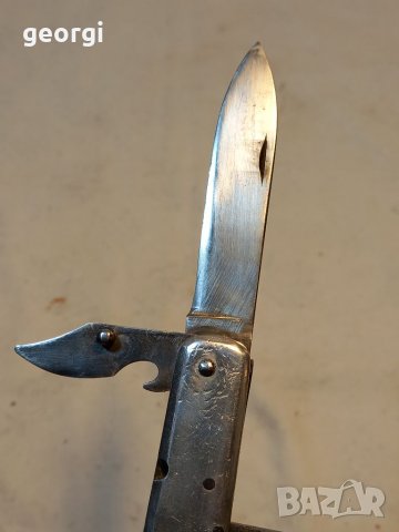 Стар алуминиев комбиниран нож , снимка 7 - Колекции - 38977635