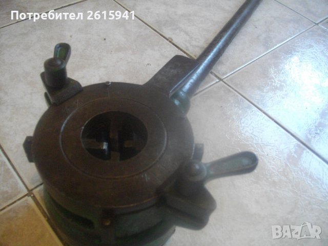 1/4-1 1/4 Цол Водпроводна Плашка За Направа На Резби На Тръби-Старо Качество-Немска-ALARM-Винтонарез, снимка 4 - Други инструменти - 42115743