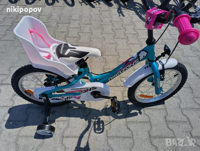PASSATI Велосипед 16" AMAZONS син, снимка 2 - Велосипеди - 53759499