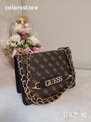 Кафява чанта Guess код SG-45DG, снимка 3 - Чанти - 41390773