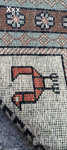 Ръчно тъкана вълнена персийска пътека.Топ качество за ценители., снимка 5 - Пътеки - 53847796