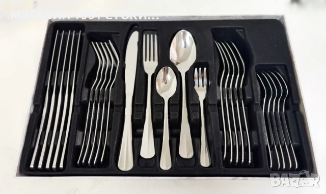 Комплект прибори вилици и лъжици Brio Baguette , снимка 2 - Прибори за хранене, готвене и сервиране - 44290565