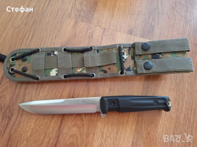 Тактически фиксиран боен нож Aggressor, снимка 6 - Ножове - 49444909