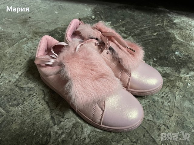 Нови дамски кецове с естествен косъм, снимка 1