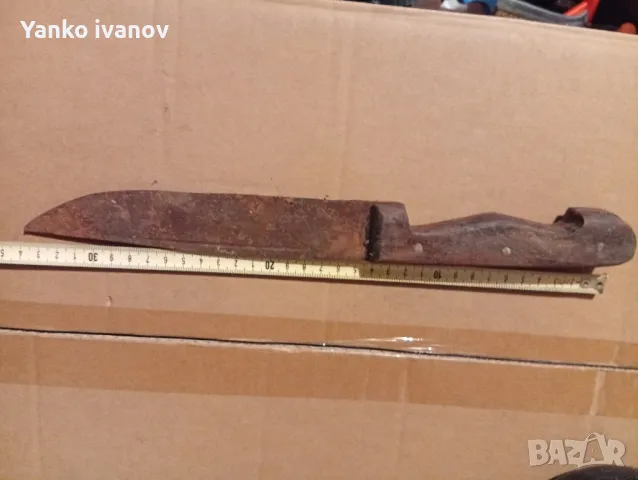 Стар нож, снимка 2 - Антикварни и старинни предмети - 49412892