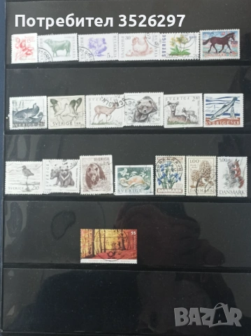 Колекции пощенски марки на тема Животни и тема Флора и Фауна, снимка 6 - Филателия - 53627701