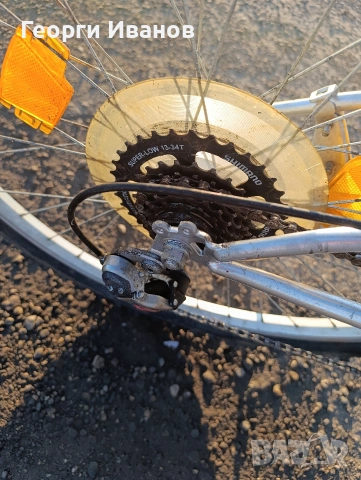 Здрав планински велосипед със стоманена рамка, Shimano, 26", снимка 5 - Велосипеди - 53645608