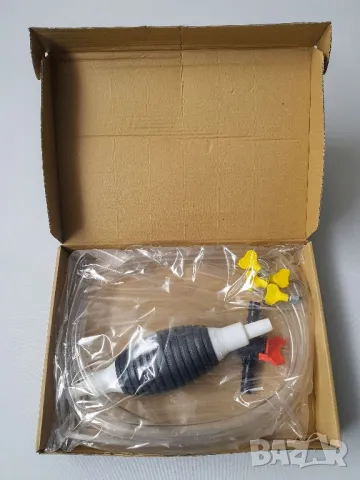 Ръчна помпа за гориво, масло, течности, вода с 2м маркуч и клапан, снимка 8 - Други инструменти - 48030811