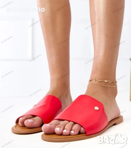 Дамски летни чехли с широка каишка Molara, 2цвята , снимка 11 - Сандали - 51161519