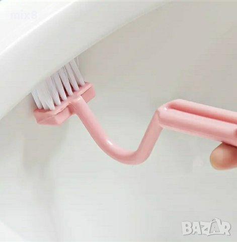 Извита четка за почистване на тоалетна