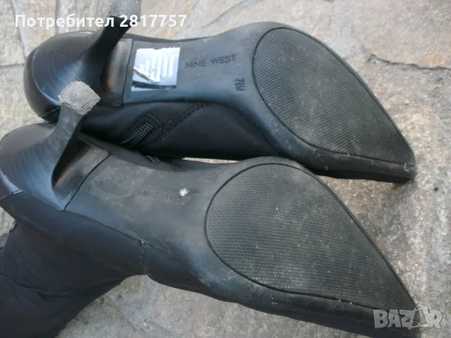 Дамски ботуши с висок ток - елегантни Nine West !, снимка 12 - Дамски ботуши - 48339131