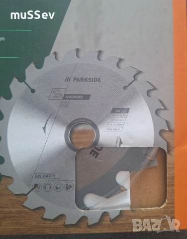 диск за циркуляр на Парксайд 210mm. 54 зъба 48 и 24 зъба